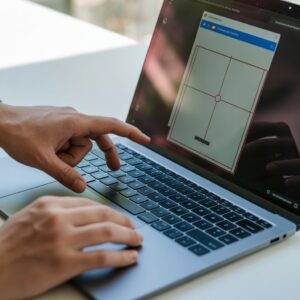screenshot on a Windows laptop using keyboard shortcuts, with the Snipping Tool open on the screen.”